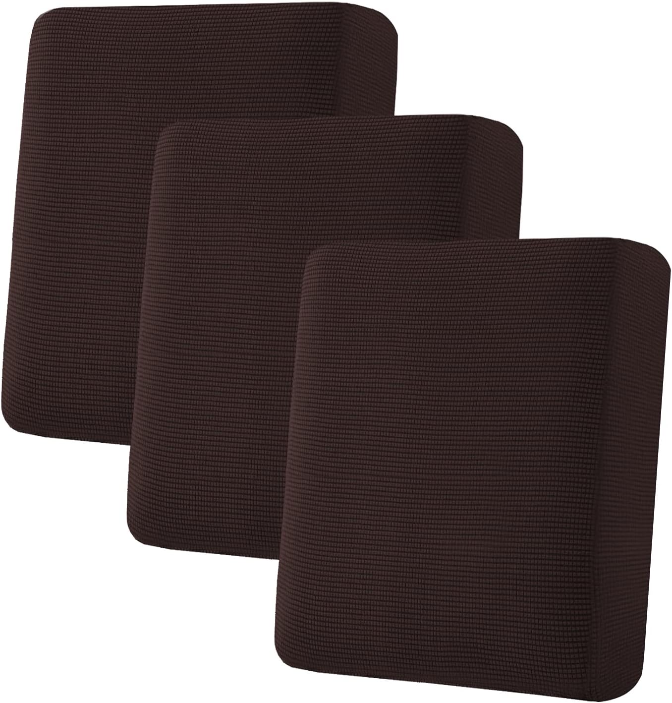 H.VERSAILTEX Super Stretch Stylish Cushions Covers/Furniture Cover Spandex Jacquard Small Checked Pattern Super Soft Slipcover Washable Individual