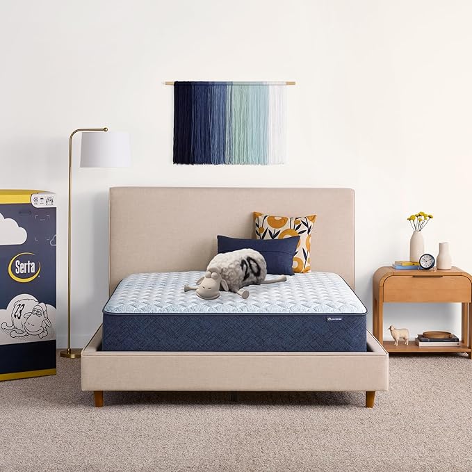 Serta Sleeptrue Firm 11" Twin Hybrid Mattress in a Box, Cooling, Breathable, and Pressure Relieving - 100 Night Trial, CertiPUR-US Certified and 10 Year Limited Warranty