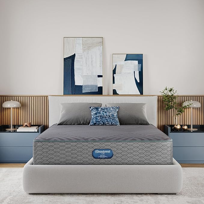 Beautyrest Days End Medium Firm 12" Hybrid Mattress - Full - Cooling Tech, Supportive Durable Pocketed Coils, Pressure Relief, Motion Separation; 100 Night Sleep Trial and 10 Year Warranty