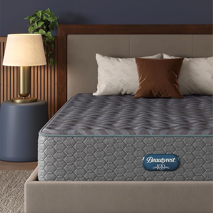 Beautyrest Days End Plush 14" Mattress - King - Cooling Tech, Supportive Durable Pocketed Coils, Pressure Relief, Motion Separation; 100 Night Sleep Trial and 10 Year Warranty