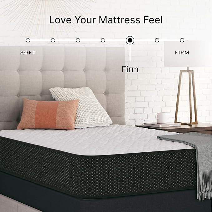 Signature Design by Ashley Limited Edition Firm 12 Inch Hybrid Mattress with Gel Memory Foam and Edge Support for Cool Sleep and Pressure Relief, Full, Fiberglass Free, Mattress In A Box