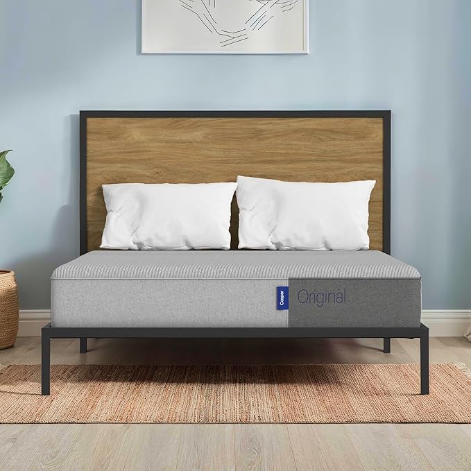 Casper Sleep Original Foam Twin Mattress – Medium Firm Feel with Zoned Support – Motion Isolation – Breathable, Cooling Memory Foam – 100-Night Trial – CertiPUR-US