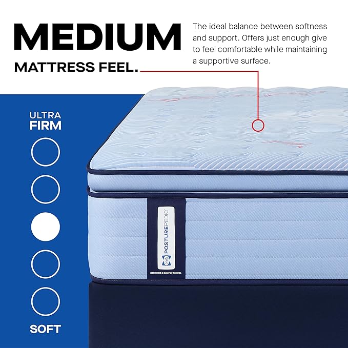 Sealy Posturepedic® Fayette 14" Medium Pillowtop Innerspring Mattress - Twin Long