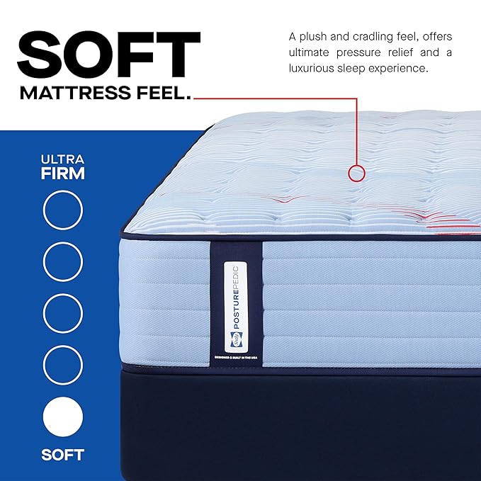 Sealy Posturepedic® Fayette 13" Soft Tight Top Innerspring Mattress - Queen
