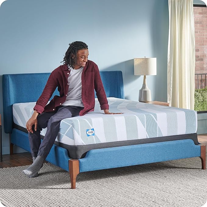 Sealy Dreamlife 10” Foam Mattress-in-a-Box, Full, SealyComfort Gel Memory Foam, Surface-Guard Technology, 10 Year Limited Warranty, Made in The USA