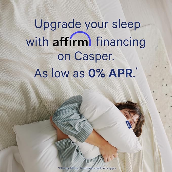 Casper Sleep Original Foam Twin Mattress – Medium Firm Feel with Zoned Support – Motion Isolation – Breathable, Cooling Memory Foam – 100-Night Trial – CertiPUR-US