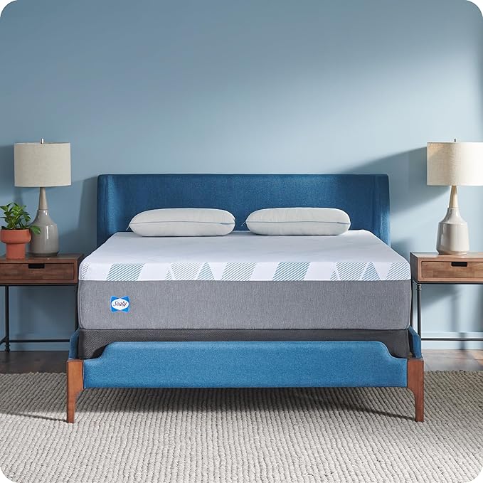 Sealy Dreamlife 12” Hybrid Mattress-in-a-Box, Twin XL, SealyComfort Gel Memory Foam, SealyResponsive Encased Coils, Surface-Guard Technology