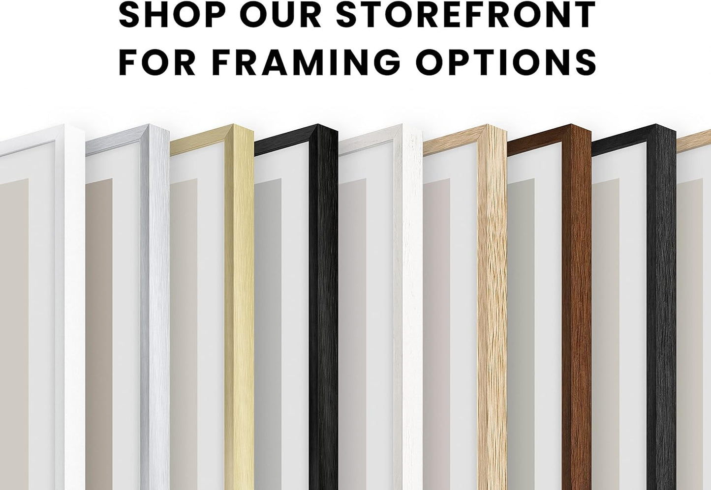 HAUS AND HUES Solid Oak Wood 20”x20” Picture Frames Matted to 16”x16” Set of 4 - White Picture Frames 20x20, 20x20 Square Frames, White Wood Picture Frames with Mat, Square Frames 20 x 20