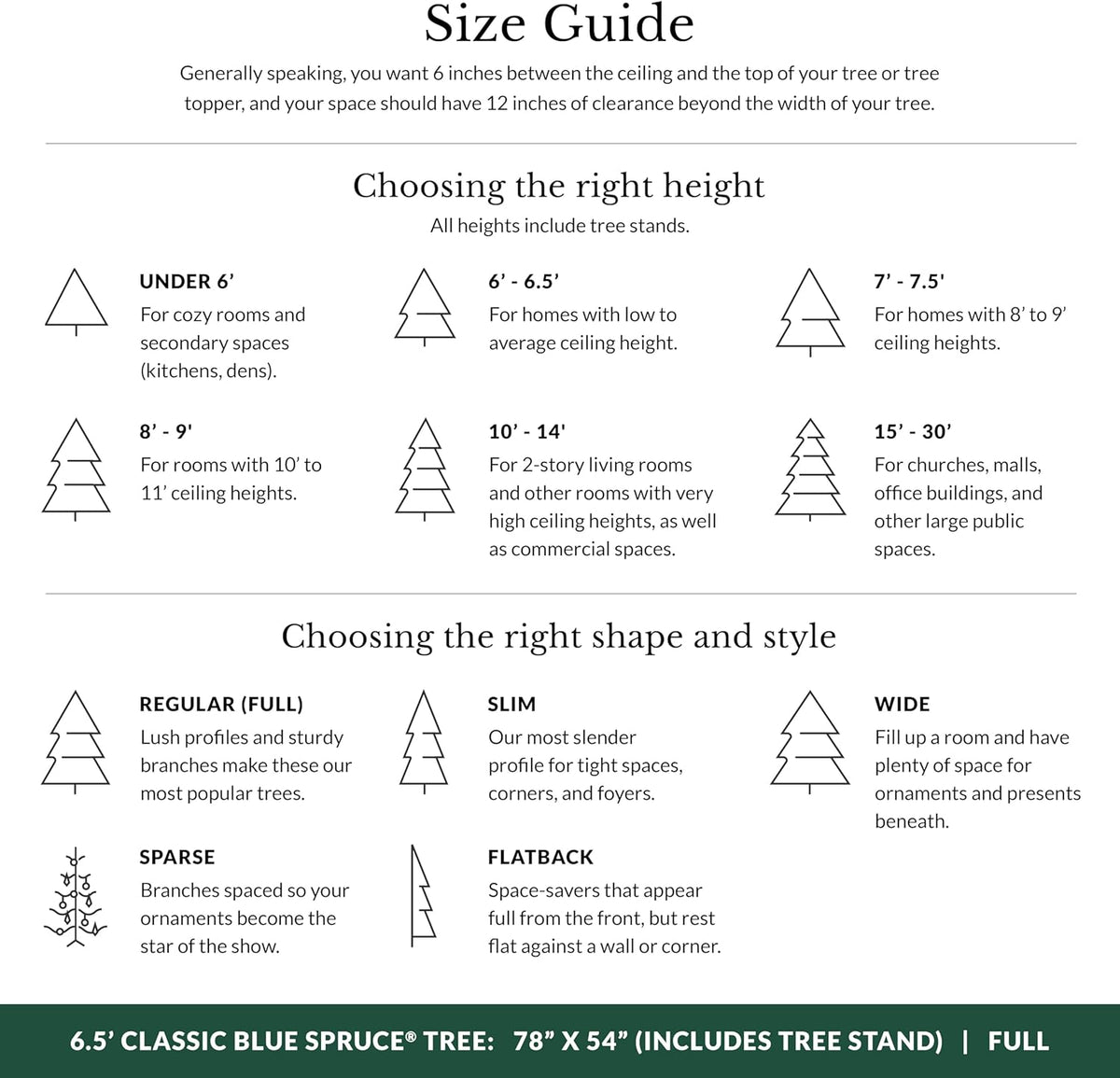 Balsam Hill 6.5ft Pre-Lit Classic Blue Spruce Artificial Christmas Tree with 2,144+ Tips, 330 Twinkly LED Smart Lights, Easy Plug System, Premium Stand & Storage Bag for Indoor Holiday Decorating
