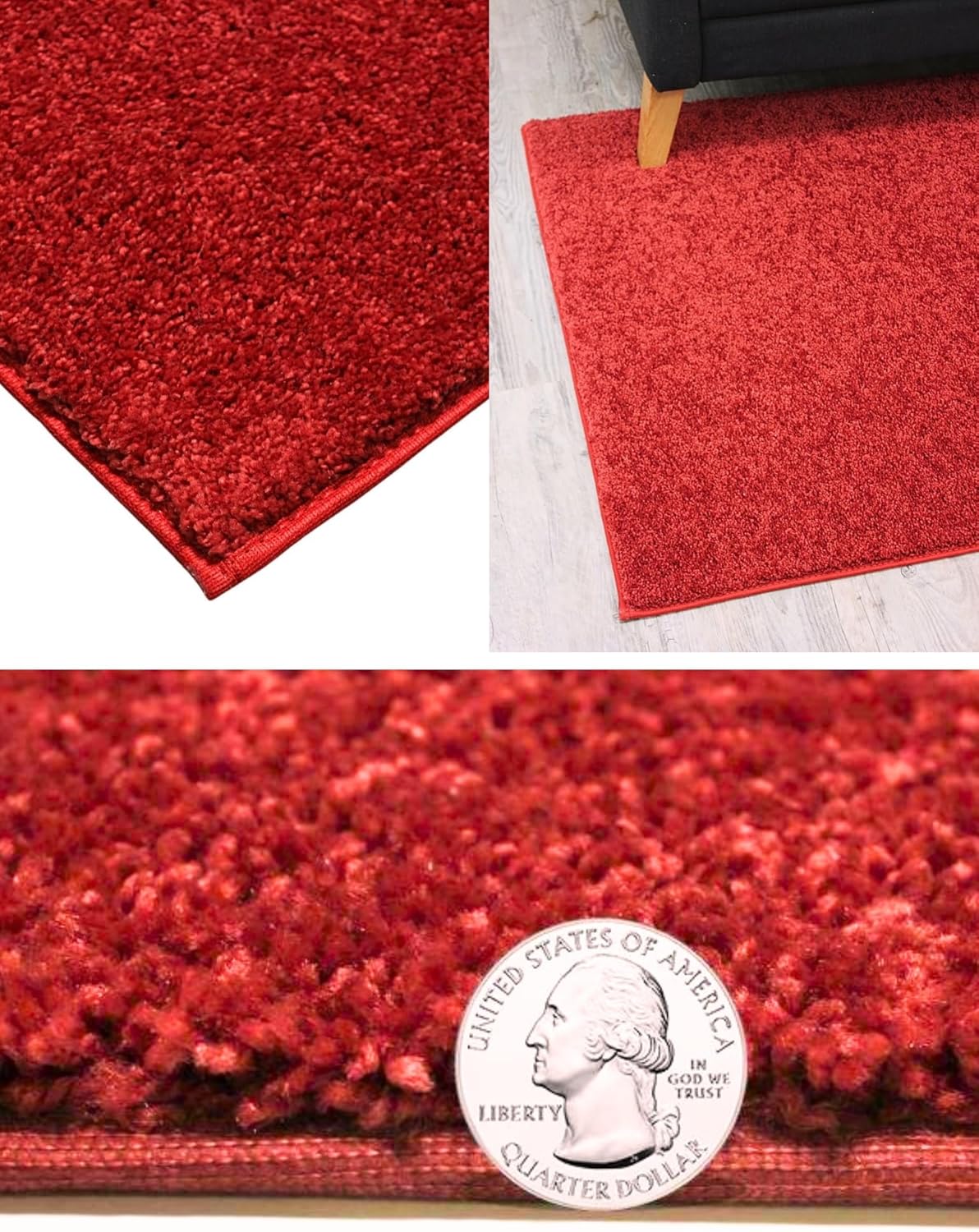 KOECKRITZ Soft and Colorful Kids Classroom Area Rugs (Passes Flammability Pill Test) Many Sizes and Bright Colors to Select from (4' x 6', Fire Engine)