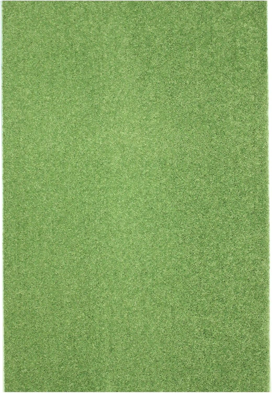 KOECKRITZ Soft and Colorful Kids Classroom Area Rugs (Passes Flammability Pill Test) Many Sizes and Bright Colors to Select from (9' x 9', Lime)