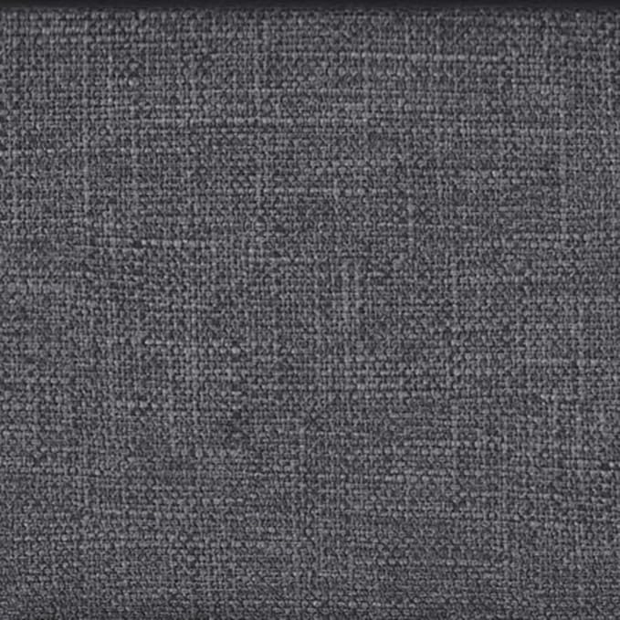 SIMPLIHOME Cosmopolitan Storage Ottoman Bench - 44 inch Wide Upholstered Linen Look Fabric Rectangle Storage Ottoman in Slate Grey, Transitional Bench for Bedroom with Tufted Lift-Top and Open Shelf