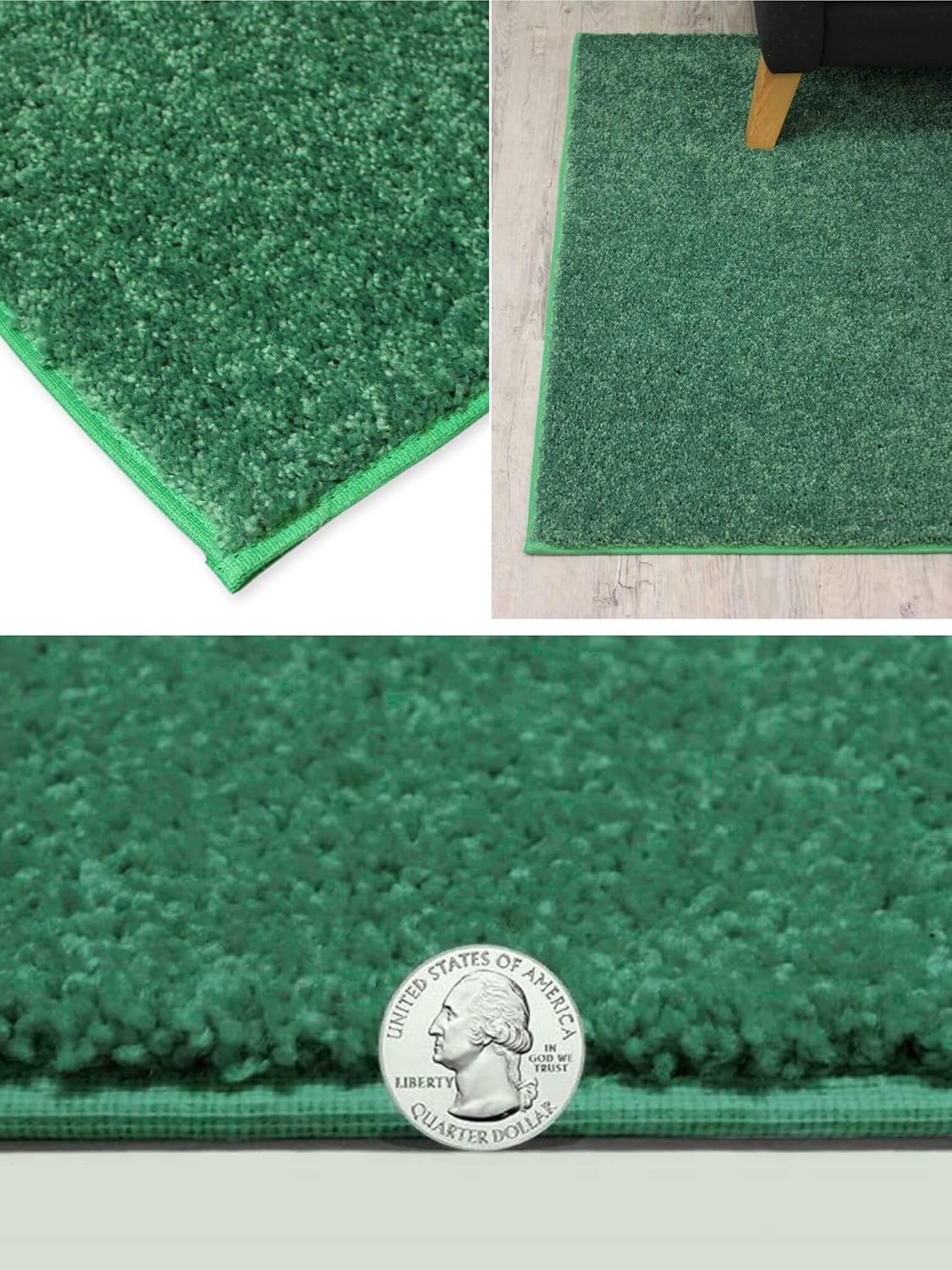 KOECKRITZ Soft and Colorful Kids Classroom Area Rugs (Passes Flammability Pill Test) Many Sizes and Bright Colors to Select from (6' x 6', Froggy)