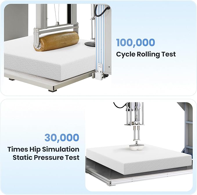 Yaheetech 12 Inch Full Size Mattress 3 Foam Layer Cooling Gel Memory Foam Mattresses, Green Tea for Fresher Sleep, Medium Firm, CertiPUR-US Certified, No Fiberglass, Full Mattress in a Box