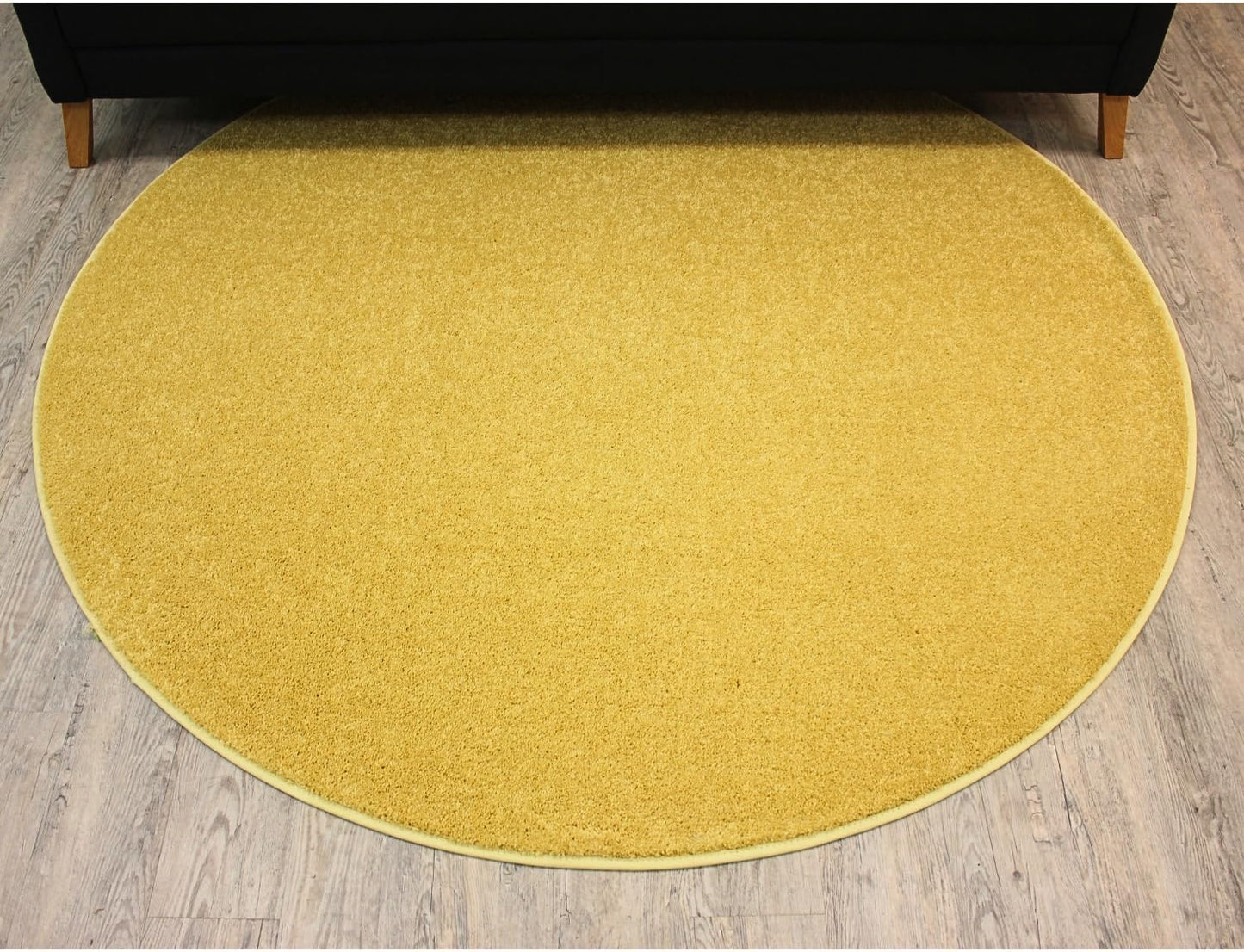 KOECKRITZ Soft and Colorful Kids Classroom Area Rugs (Passes Flammability Pill Test) Many Sizes and Bright Colors to Select from (12' Round, Lemon)