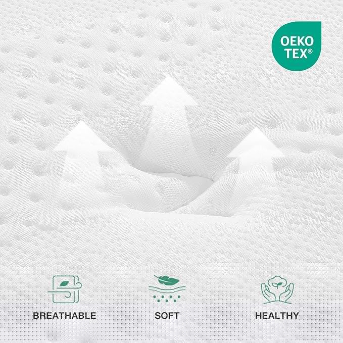 Novilla King Size Mattress 14 inch, King Size Hybrid Mattress in a Box with Motion Isolation,Gel Memory Foam with Pocket Springs for Support & Pressure Relief, Medium Firm Pillow Top Mattresses