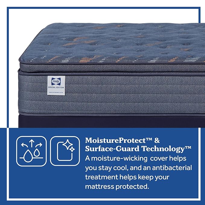 Sealy Warner 14" Soft Pillowtop Innerspring Mattress - King