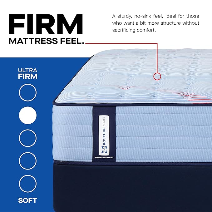 Sealy Posturepedic® Fayette 13" Firm Tight Top Innerspring Mattress - California Twin