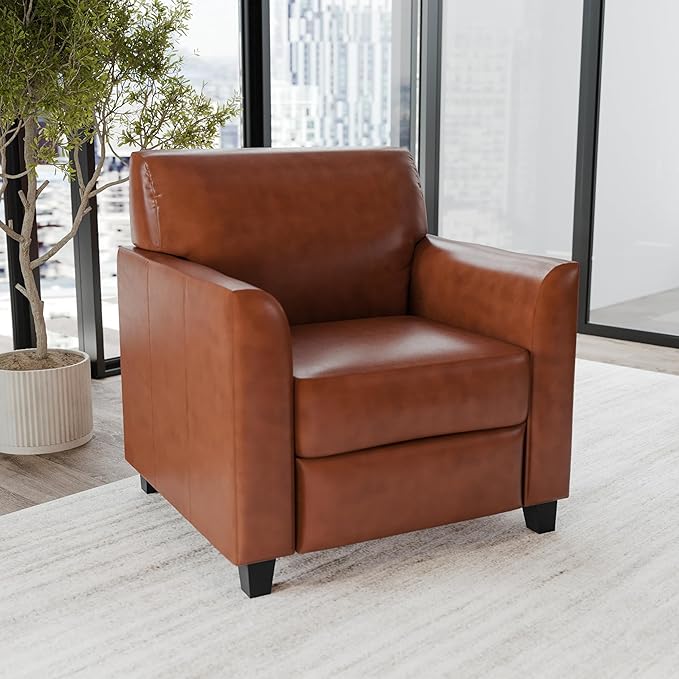 Flash Furniture HERCULES Diplomat Series Cognac LeatherSoft Chair