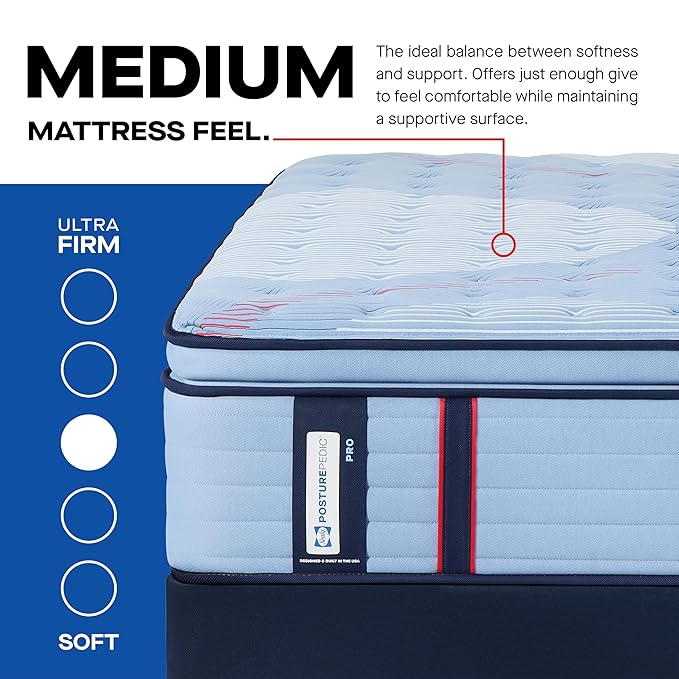 Sealy Posturepedic® Pro Haverford 15" Medium Pillowtop Innerspring Mattress - Twin Long