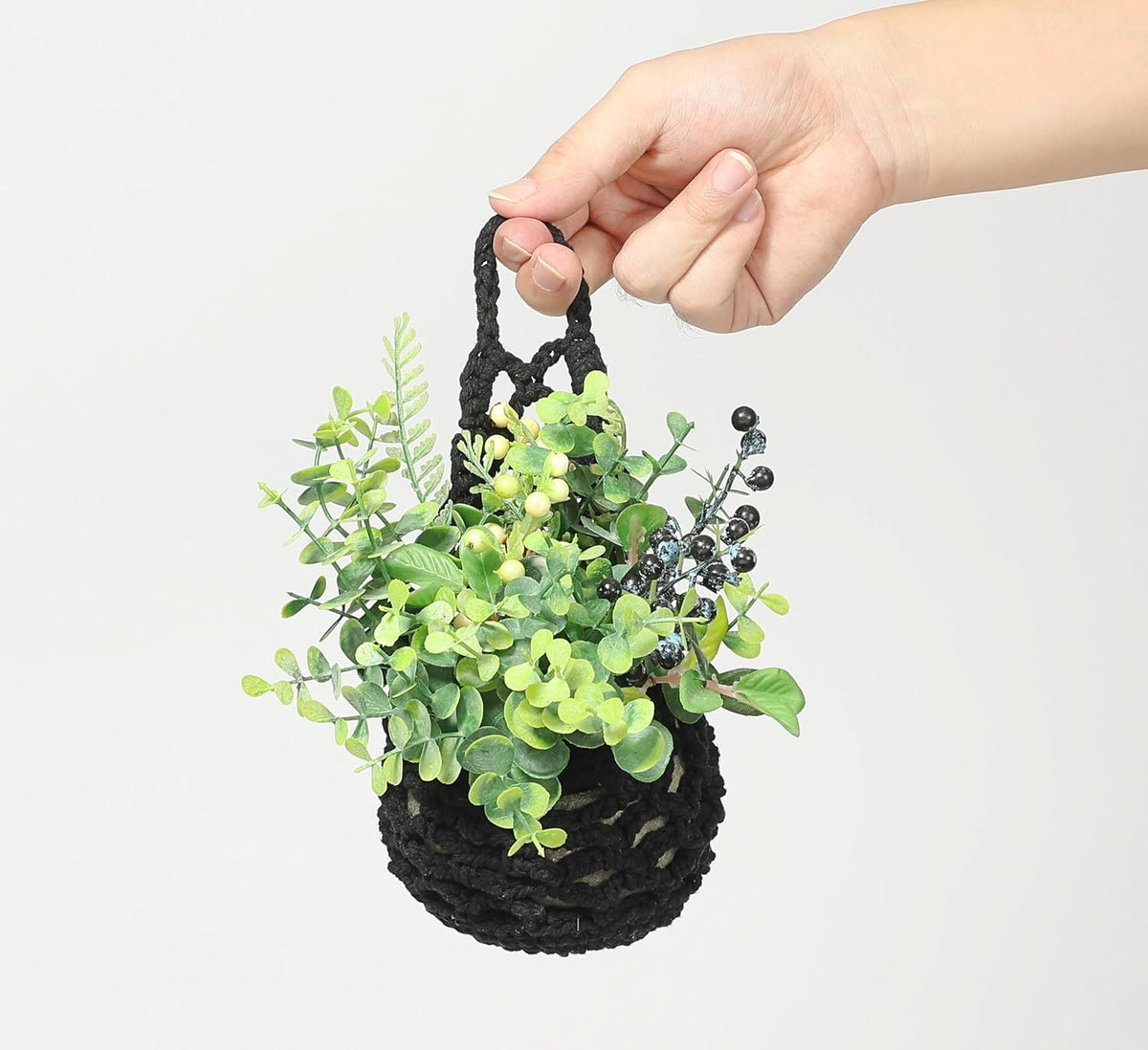 3PK Wall Planters for Indoor Plants, Macrame Plant Hanger | Wall Planter, Plant Hanger, Hanging Planter (3PK, for 4 inch Pot)