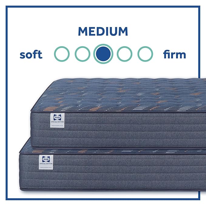 Sealy Warner 12" Medium Tight Top Innerspring Mattress - California Twin