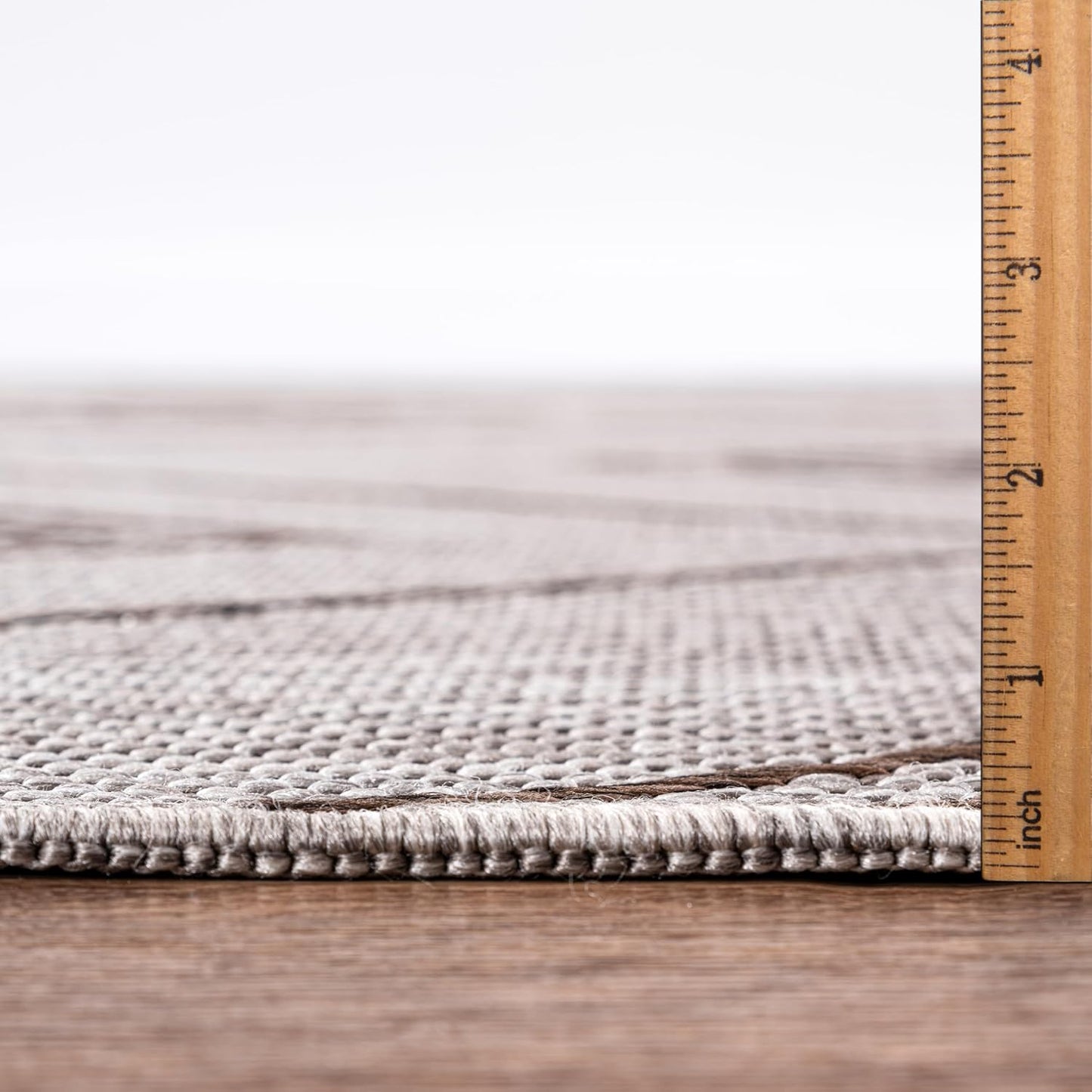 Keen Home Design Terrace Outdoor Area Rug - 5x8 Washable Indoor/Outdoor Rug for Patio, Kitchen, Balcony, Beach, Garden, Deck and Porch, Size: 5'3"x7'7"