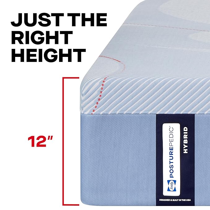 Sealy Posturepedic® Fayette 12" Medium Tight Top Hybrid Mattress - California Twin