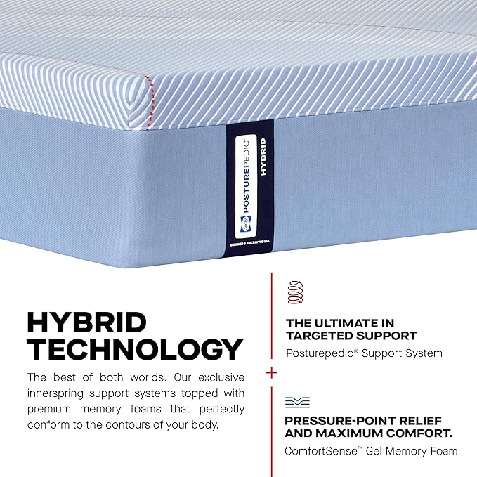 Sealy Posturepedic® Fayette 12" Medium Tight Top Hybrid Mattress - California Twin