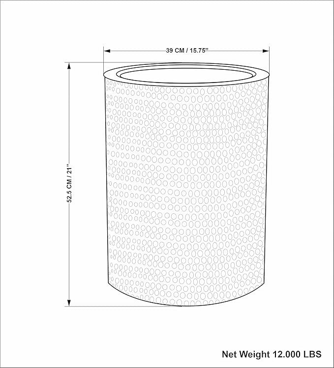 SIMPLIHOME Corbin Industrial 16 Inch Wide Metal Side Table in Antique Silver, Fully Assembled, For the Living Room and Bedroom