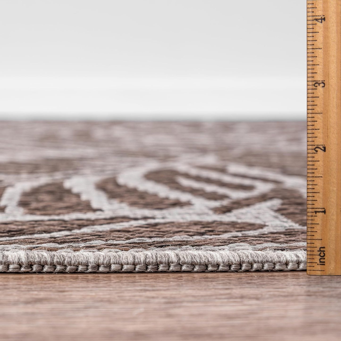 Keen Home Design Terrace Outdoor Area Rug - 8x10 Washable Indoor/Outdoor Rug for Patio, Kitchen, Balcony, Beach, Garden, Deck and Porch, Size: 7'7"x10'