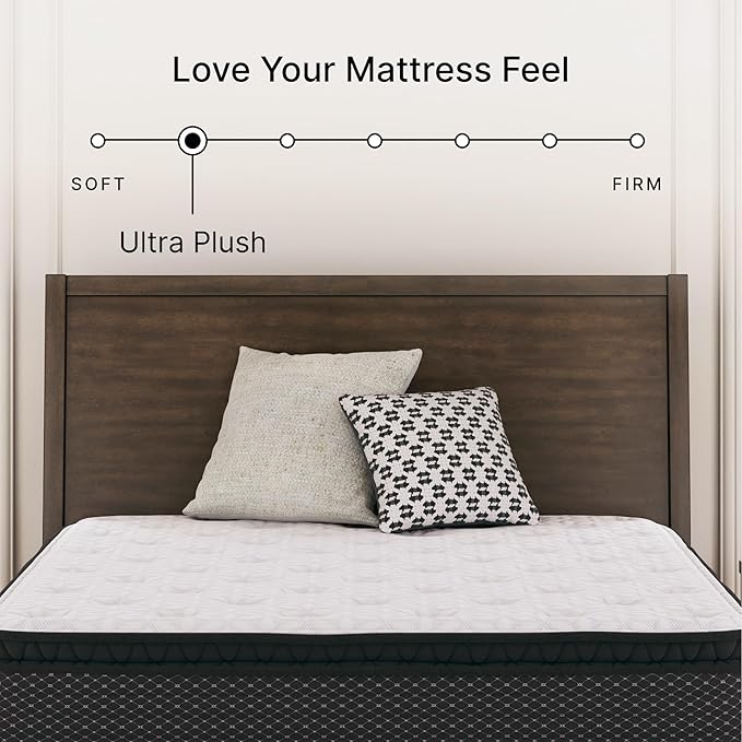 Signature Design by Ashley Limited Edition Pillow Top 13 " Pillow Top Hybrid Mattress with Gel Memory Foam and Edge Support for Cool Sleep and Pressure Relief, King, Fiberglass Free, Mattress In A Box