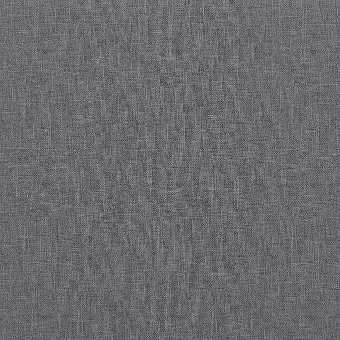 SIMPLIHOME Rockwood 18 inch Wide Contemporary Square Cube Storage Ottoman with Tray in Slate Grey Linen Look Fabric, Assembled, For the Living Room, Entryway and Family Room
