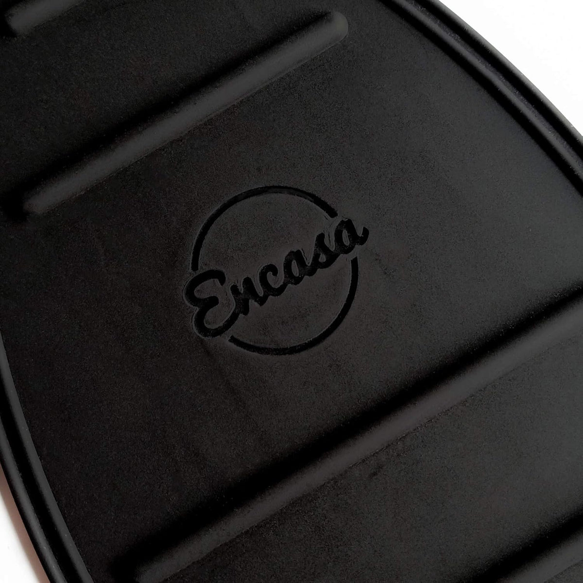 Encasa Homes Silicon Mat for Hot Iron Rest - Heat Resistant, Anti - Slip, Thicker Pad for Protecting Your Table During Ironing, Non-Burning, Machine Washable, Durable - Black