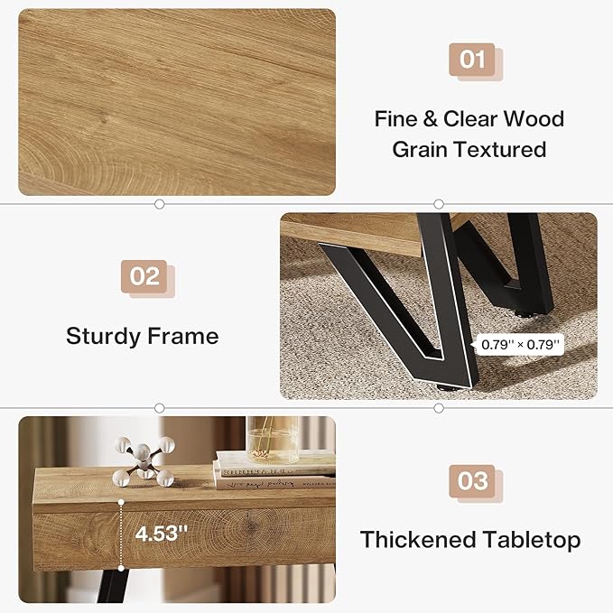 Tribesigns End Side Table for Living Room, Narrow Couch Arm Side Table with Storage Shelves, Small Bedside Nightstand for Bedroom, Small Spaces, Natural(Set of 2)