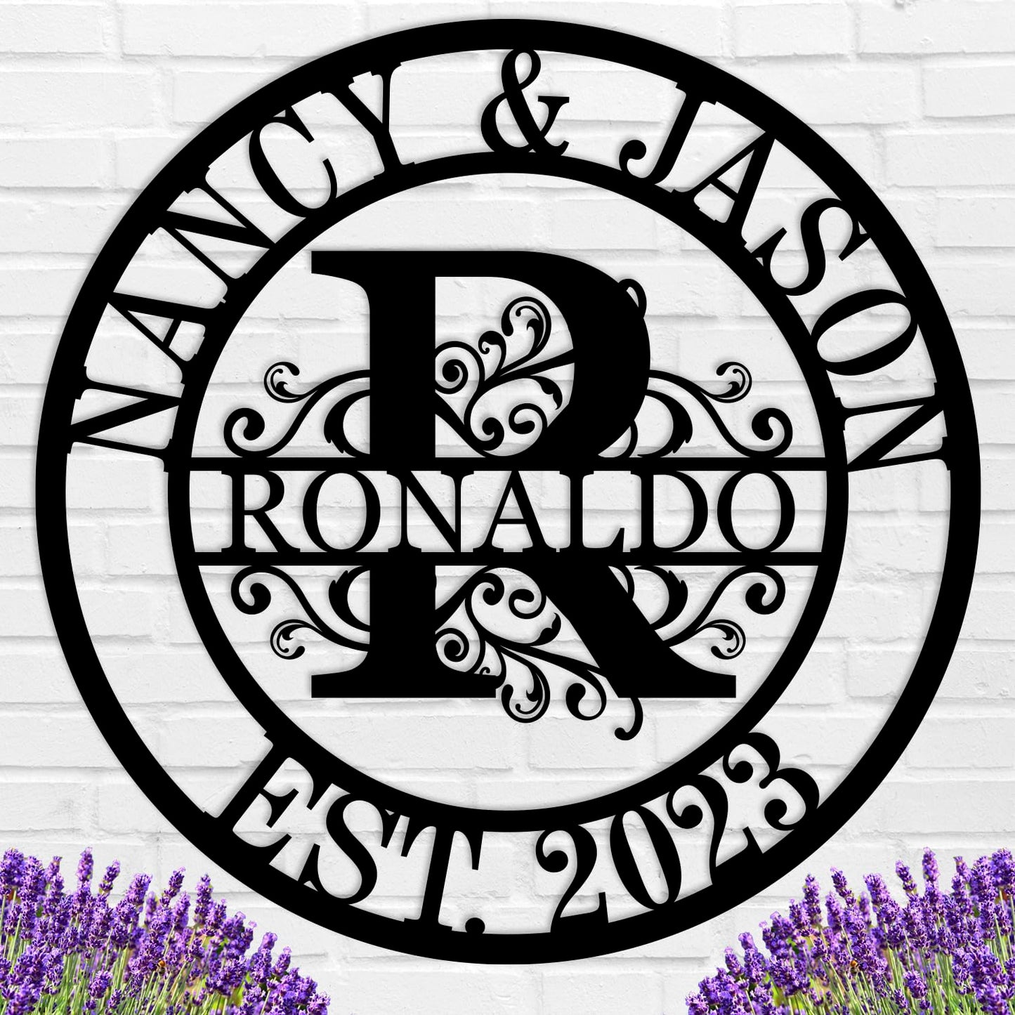 Wedding Gifts for Couples 2025, Personalized Metal Name Signs, Custom Name Signs, Custom Family Name Sign, Last Name Sign, Monogram Letters Wall Decor, House Warming Gifts New Home