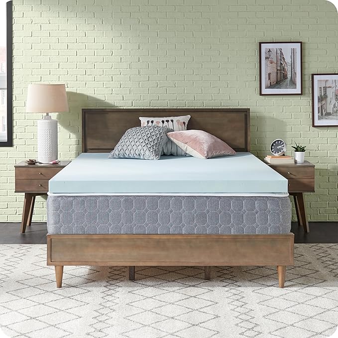Sealy Dreamlife 3” Gel Memory Foam King Mattress Topper with SealyComfort Gel Foam, 1 Year Limited Warranty, Made in The USA