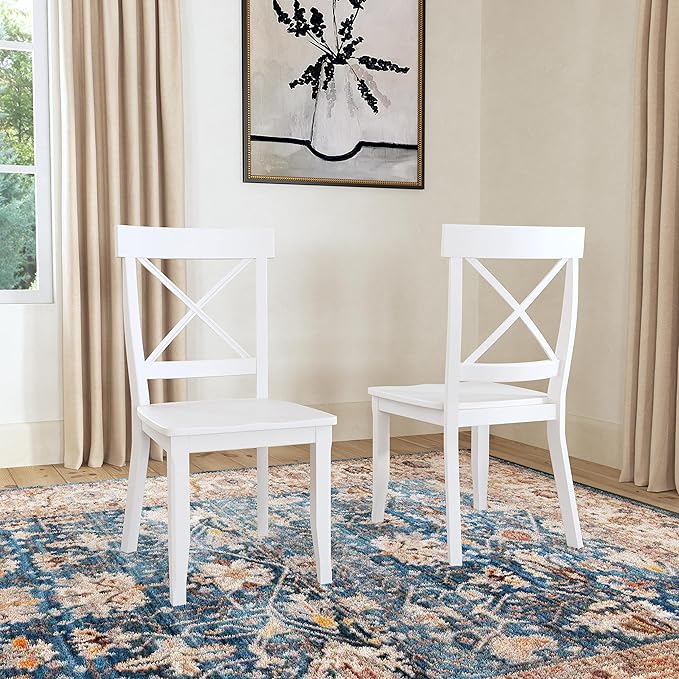 homestyles Warwick Off-White Dining Chair Pair