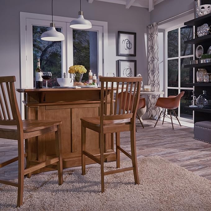 Homestyles Americana Brown Counter Stool