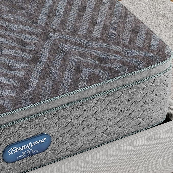 Beautyrest Days End Medium Firm Pillow Top 14.75" Mattress - King - Cooling Tech, Supportive Durable Pocketed Coils, Pressure Relief, Motion Separation; 100 Night Sleep Trial and 10 Year Warranty