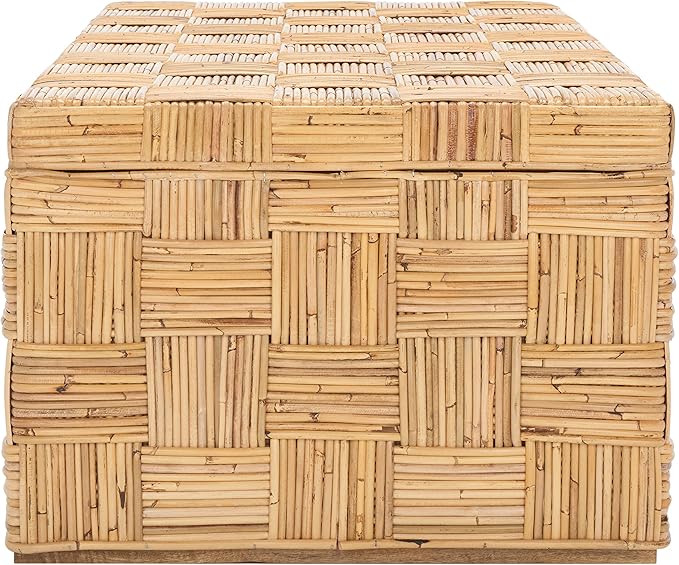 Safavieh Home Collection WIK6503 Table, Honey Natural/Kubu