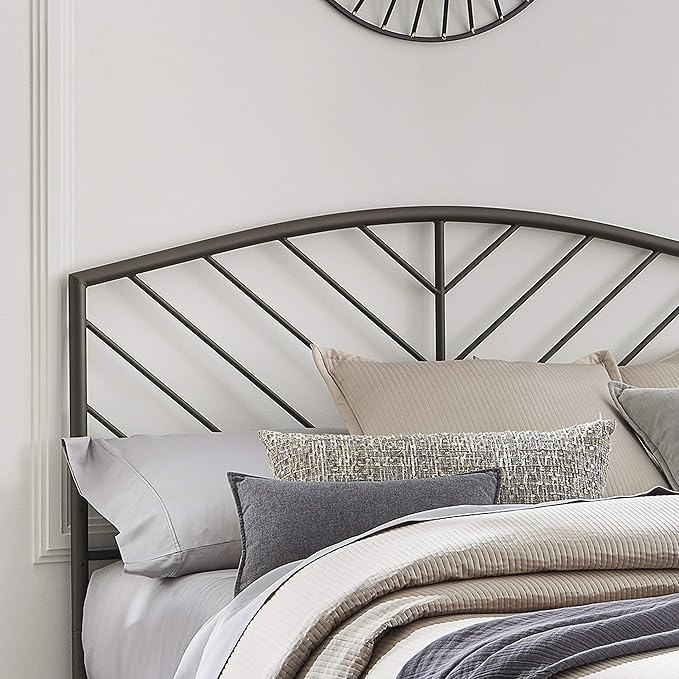 Hillsdale Essex Queen Metal Headboard, Gray Bronze, 2346-570