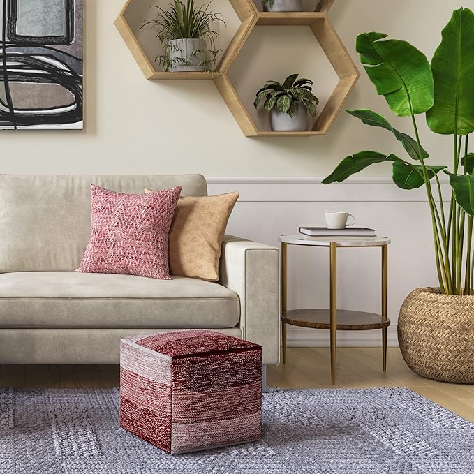 SIMPLIHOME Wagner SOLID ACACIA WOOD 18 inch Wide Round Mid Century Marble & Wood Side Table in White/Natural for the Living Room and Bedroom