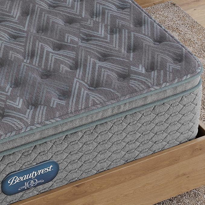 Beautyrest Prime Dream Medium Pillow Top 14.25" Mattress - Queen - Durable Pocketed Coil, Support, Pressure Relief, Cooling, Motion Separation; 100 Night Sleep Trial and 10 Year Warranty