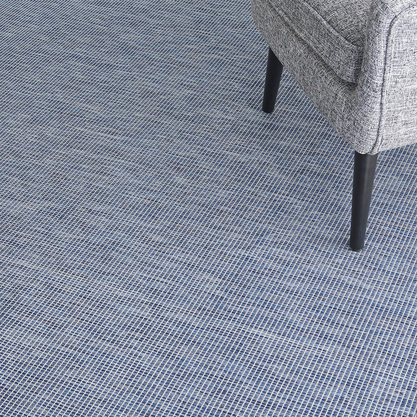 Nourison Positano Indoor/Outdoor Navy Blue 2'2" x 10' Area Rug, Easy Cleaning, Non Shedding, Bed Room, Living Room, Dining Room, Backyard, Deck, Patio (2x10)